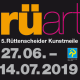 Flyerbild Kunstmeile 2019Logo, Zeitraum Kunstmeile in Essen-Rüttenscheid